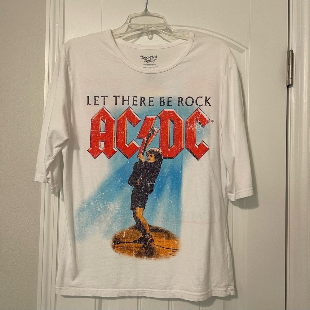 Recycled Karma AC/DC shirt